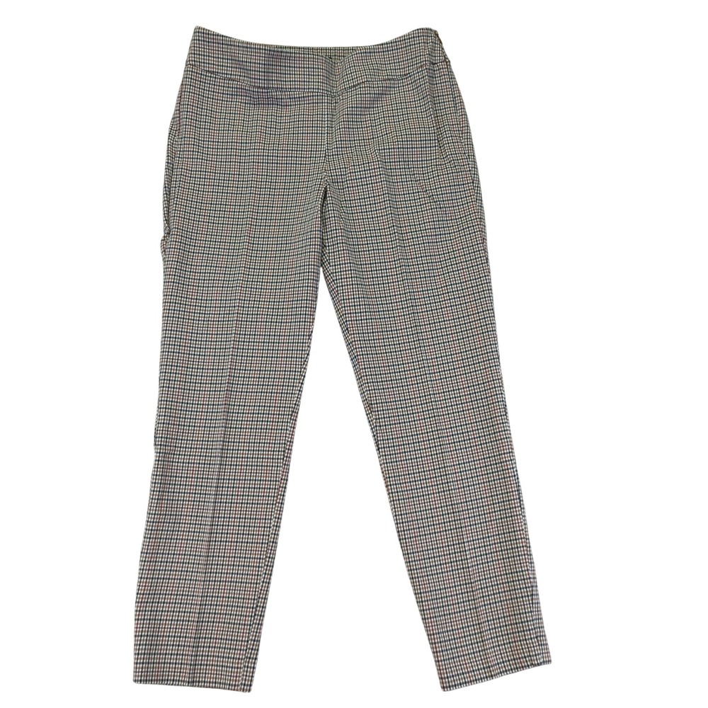 Talbots Chatham Ankle Pants Womens Size 6 Plaid Straight‎ Leg